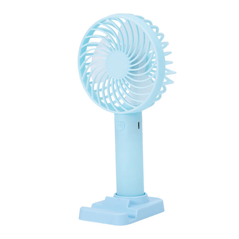 Unisex battery-operated portable fan with USB charging port and foldable stand Kalsten