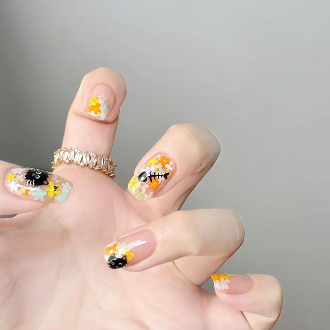 Artificial nails with elegant ombre finish Kalsten