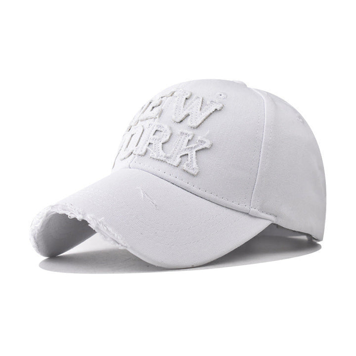 Women's Distressed Embroidered Baseball Cap Kalsten