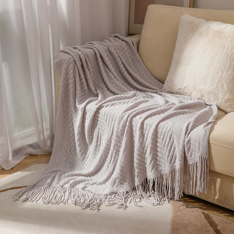 Ladies cozy throw blanket Kalsten