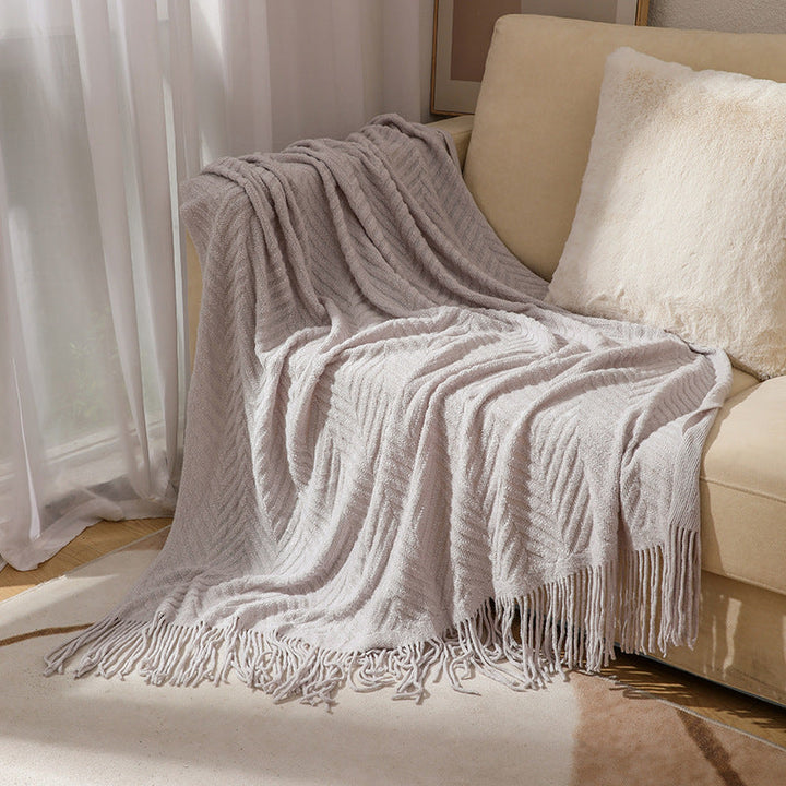 Ladies cozy throw blanket Kalsten
