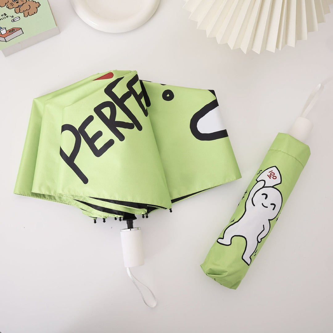 Ladies creative folding umbrella with playful animal motif Kalsten