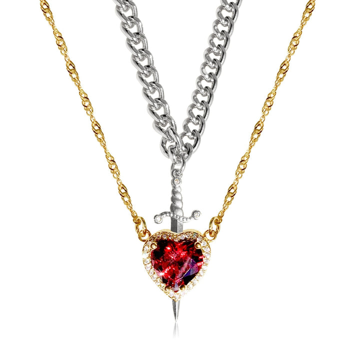 Kalsten | Prince & Princess Couples Necklace Set