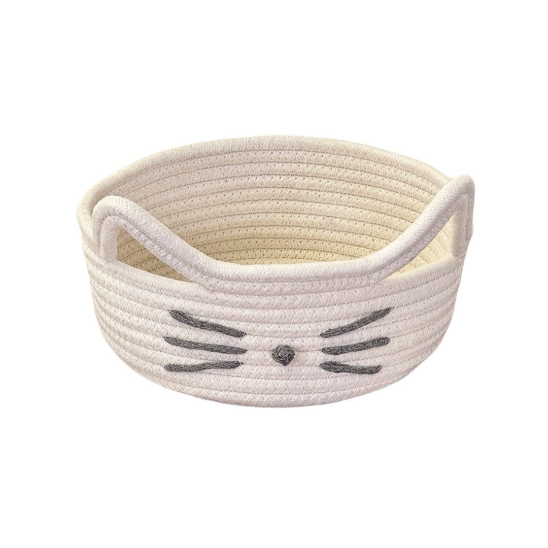 Women Playful Storage Basket in Cat Design Kalsten