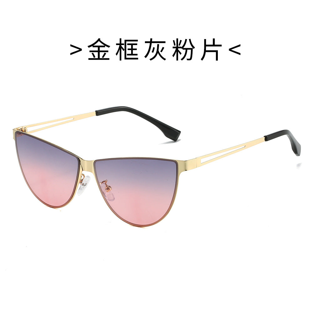 Women’s Fashion Cat-Eye Sunglasses with Elegant Metal Frame Kalsten