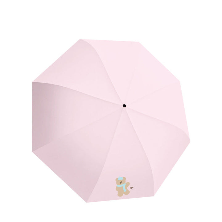 Ladies Kid-Friendly Umbrella with Fun Bear Design Kalsten