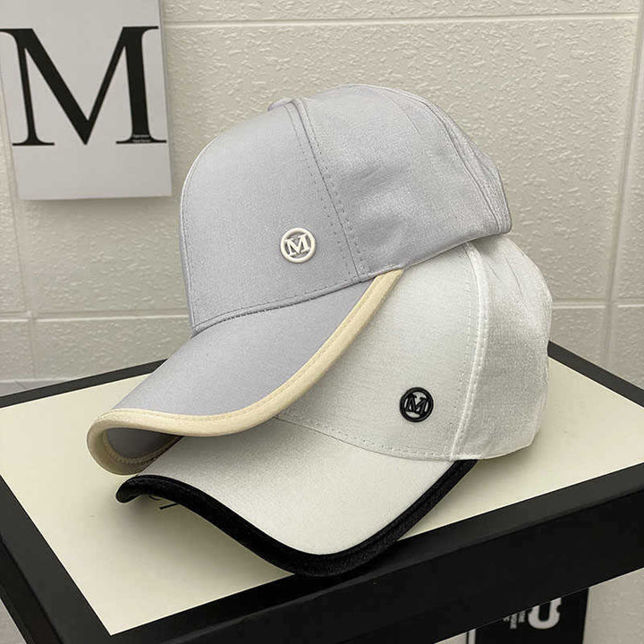 Women's Shiny Satin Baseball Cap Kalsten