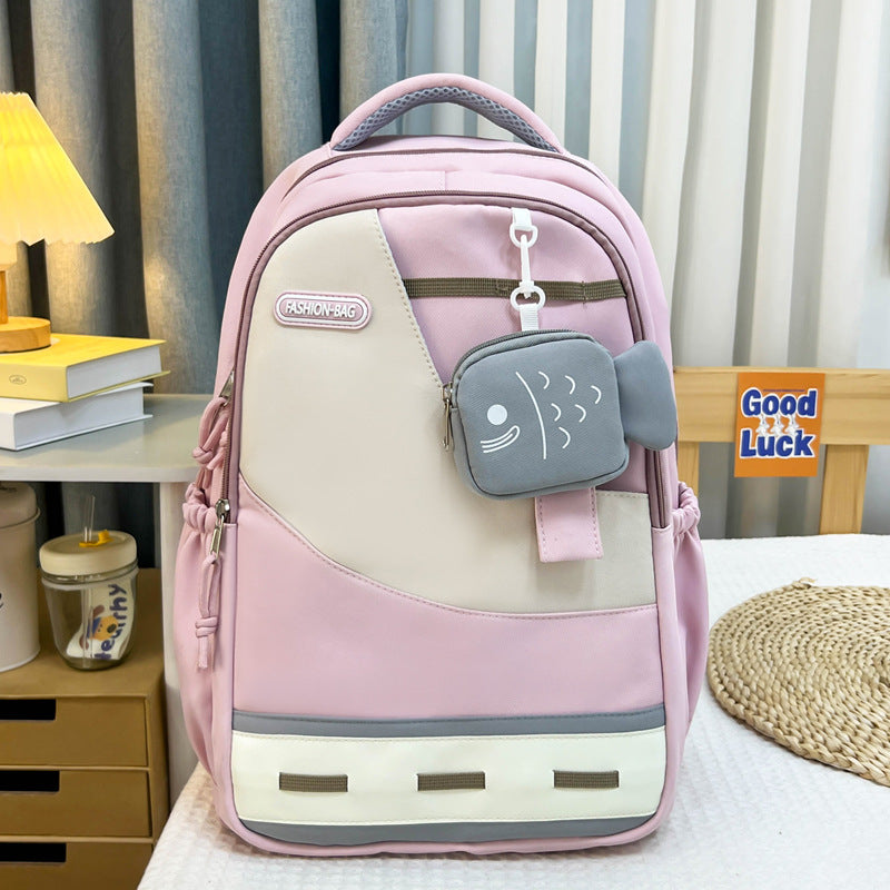 Fashion-Forward Multi-Pocket School Backpack