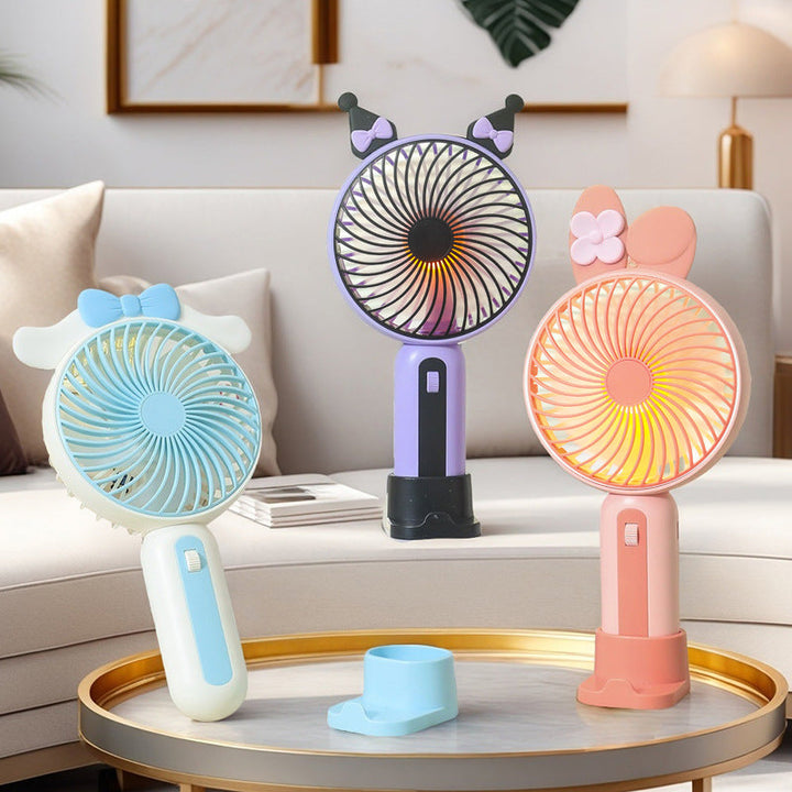 Women Portable USB Hand Fan with Cute Design Kalsten