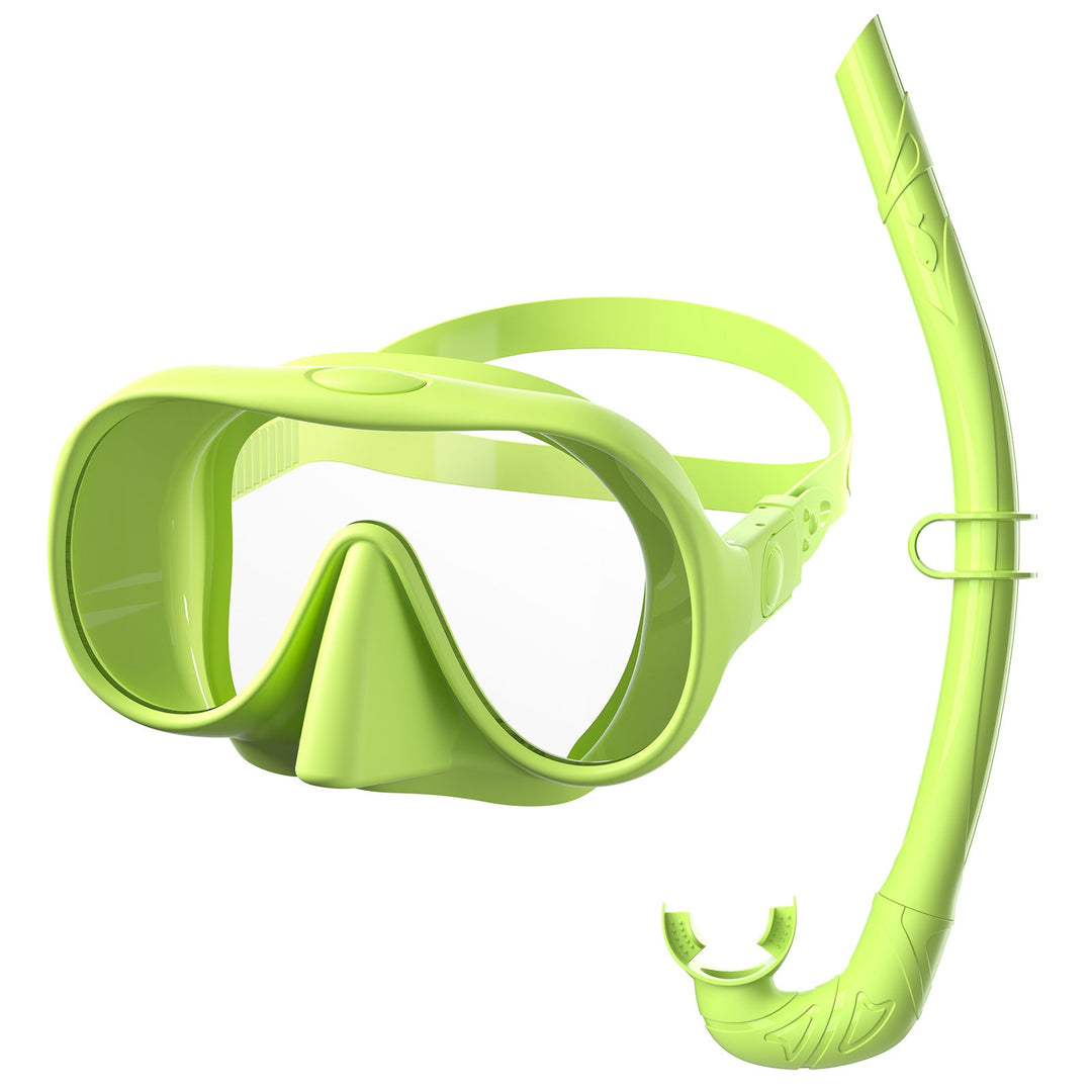 Swimming mask with flexible breathing tube Kalsten