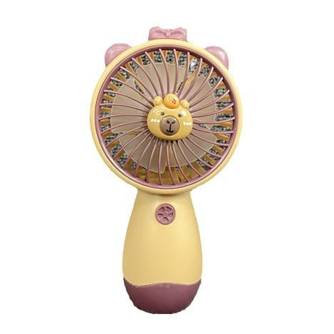 Unisex Portable Mini Hand Fan with Ergonomic Grip and USB Charging Function Kalsten