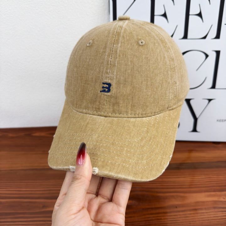 Unisex Distressed Cotton Baseball Cap Kalsten 1784083761
