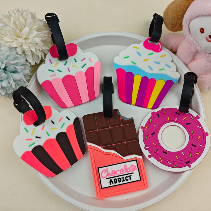 Unisex Luggage Tag in Cupcake Design Kalsten
