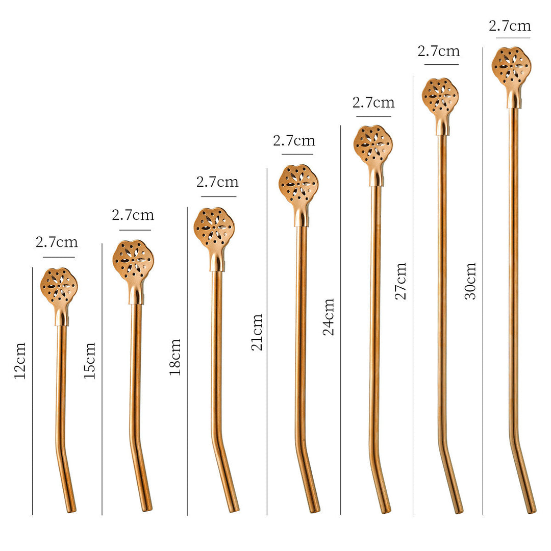 Stylish teaspoons with practical drainage holes Kalsten