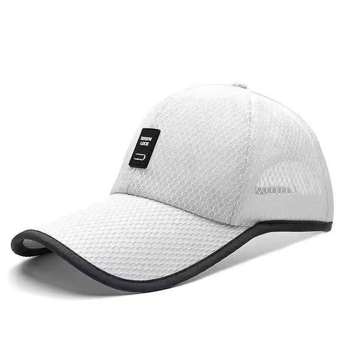 breathable mesh baseball cap with adjustable back strap and curved brim Kalsten
