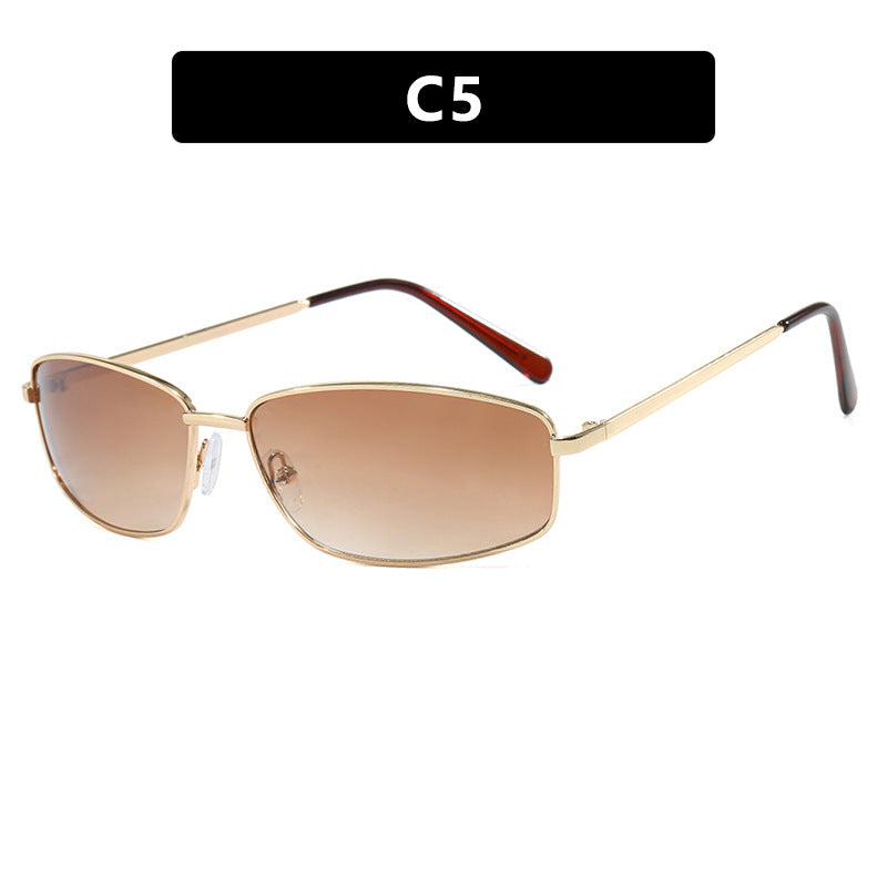 Women's sporty sunglasses with stylish metal protection Kalsten