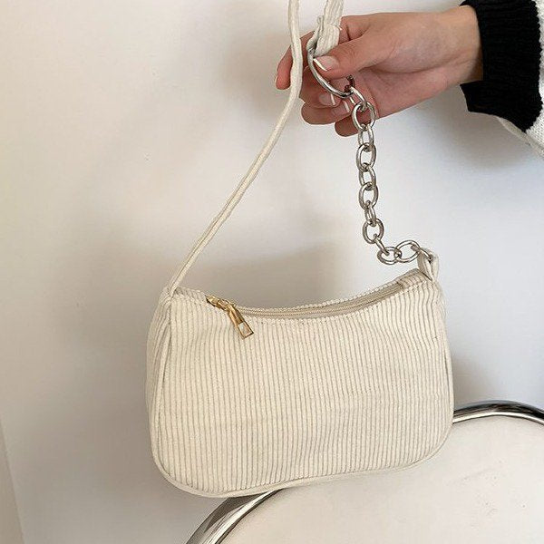 Fashionable Cord Handbag Kalsten
