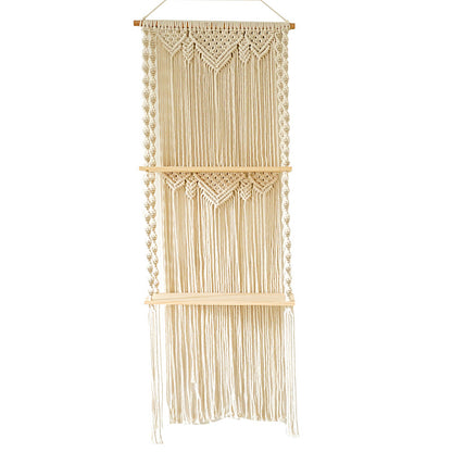 Decorative Macrame Wall Hanging Shelf Acalora