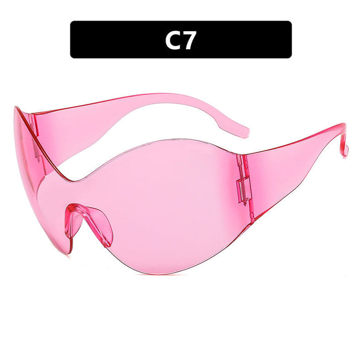Women's visor-style sunglasses with innovative protection design Kalsten