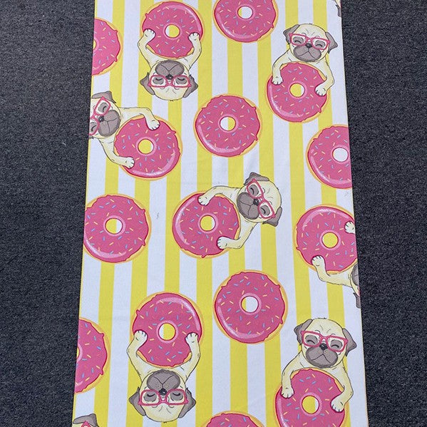 Beach towel with tropical flamingo design Kalsten