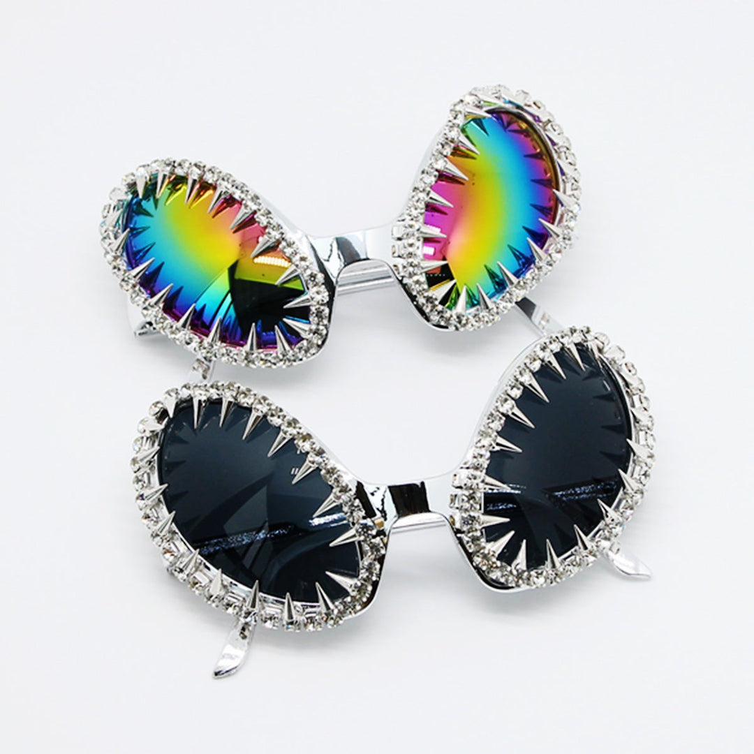 Women's striking sunglasses with luxurious crystal embellishments and尖 design elements Kalsten
