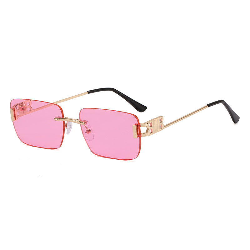 Women's fashionable square sunglasses with golden accents Kalsten