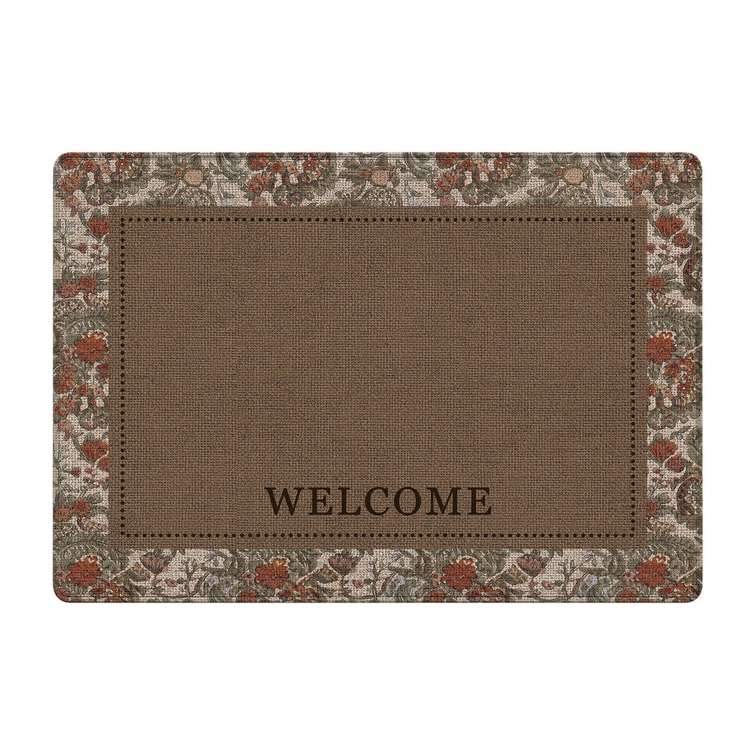 Floral Patterned Entryway Mat Kalsten