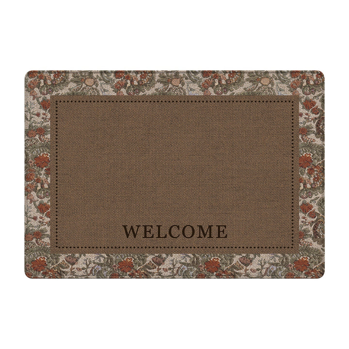 Floral Patterned Entryway Mat Kalsten