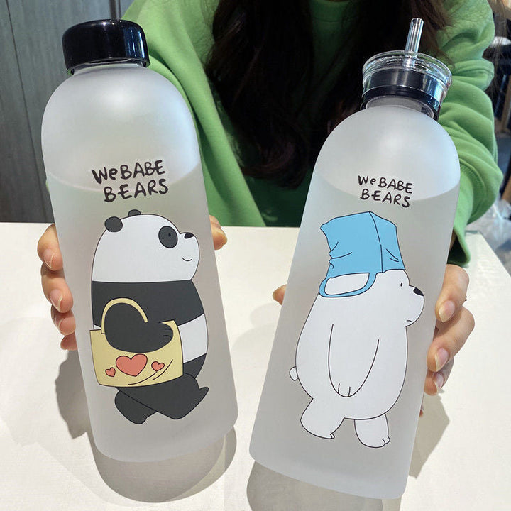Women's creative drinking bottle with playful panda design Kalsten