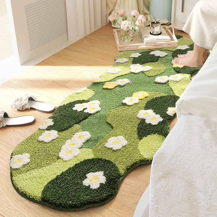Floral Pattern Bath Mat Kalsten