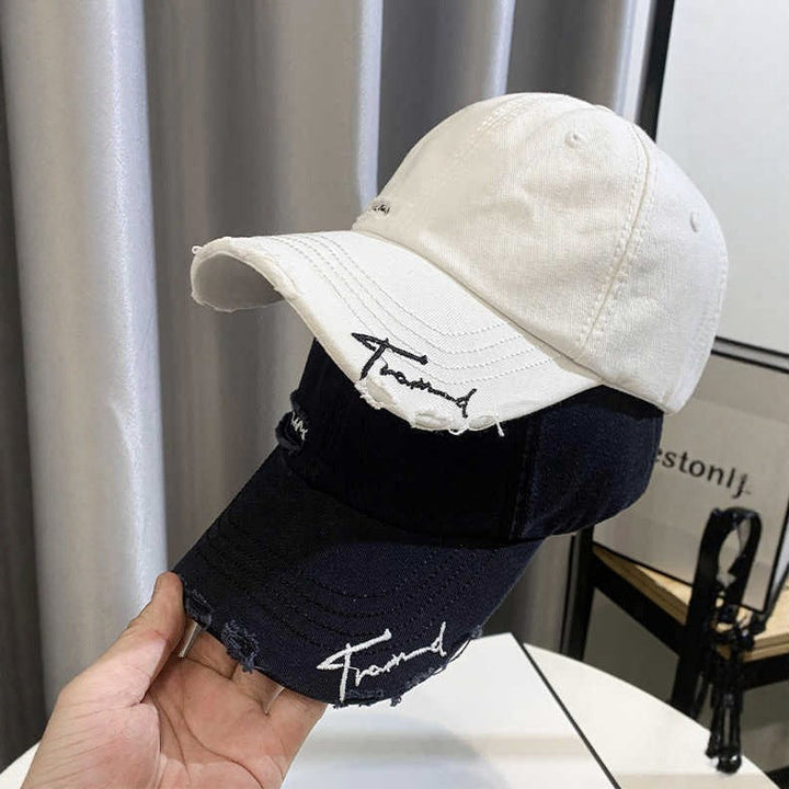 Unisex Distressed Graphic Baseball Hat Kalsten