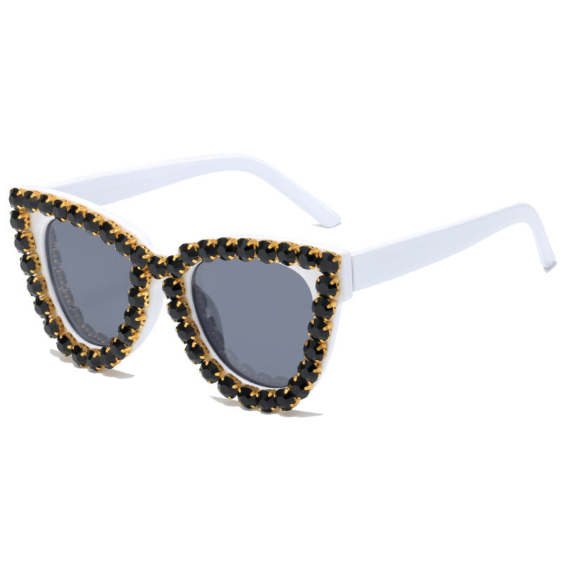 Women’s extravagant oversized sunglasses with crystal embellishments Kalsten