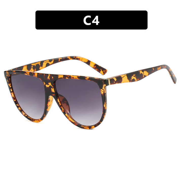 Ladies trendy oversized sunglasses with stylish transparent frame Kalsten