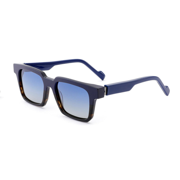Women's sunglasses in modern, angular design with brown lenses Kalsten