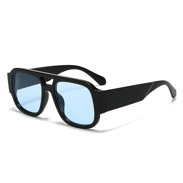Unisex Bold Frame Retro Sunglasses Kalsten