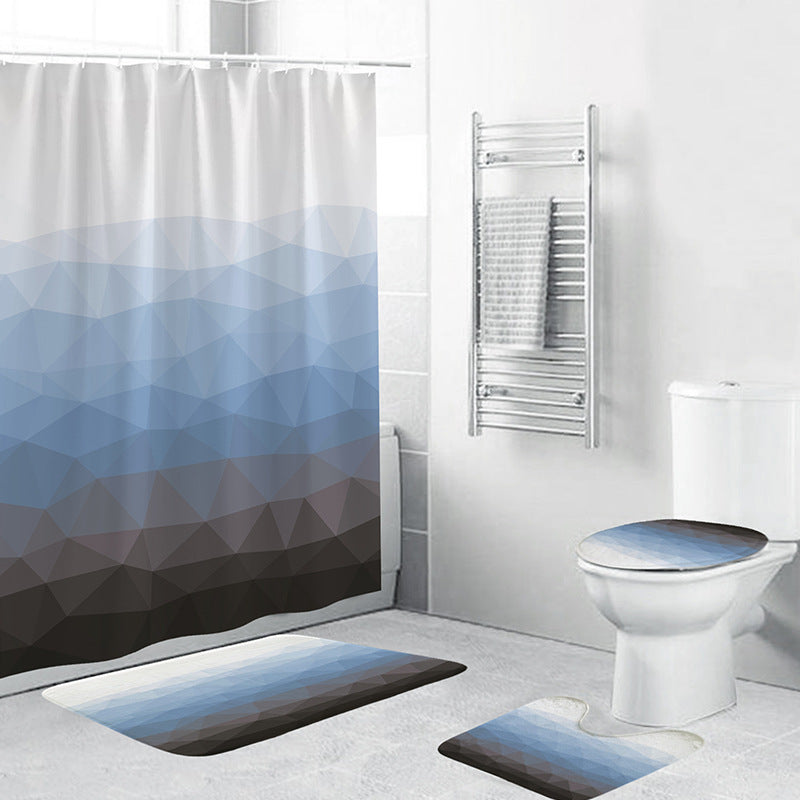 Geometric Pattern Bathroom Accessory Set Kalsten
