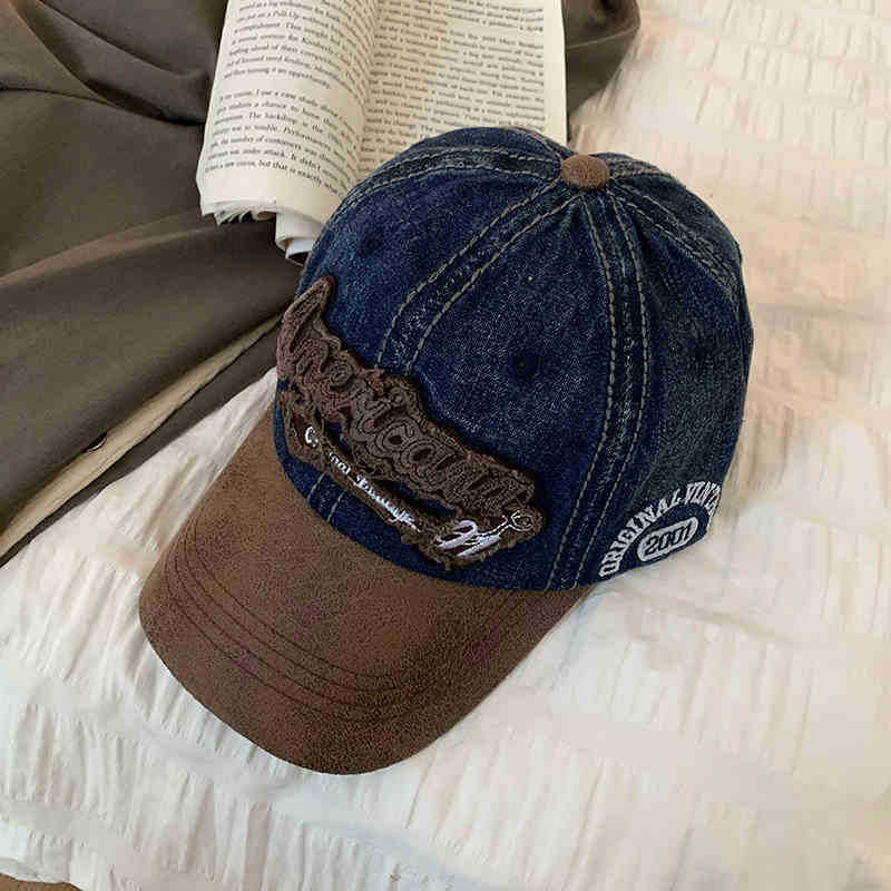Men's Vintage Denim Baseball Cap Kalsten
