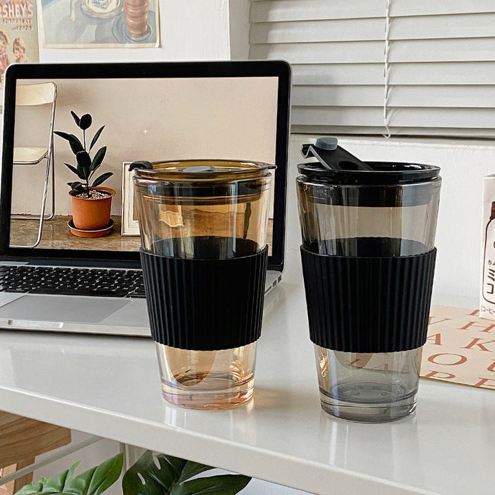 Women's multifunctional drinking cups with integrated silicone cover and hygienic lid Kalsten