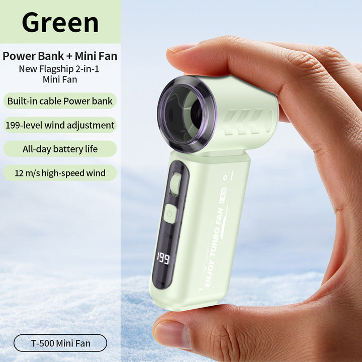 Women Portable Mini Fan with Power Bank Function Kalsten