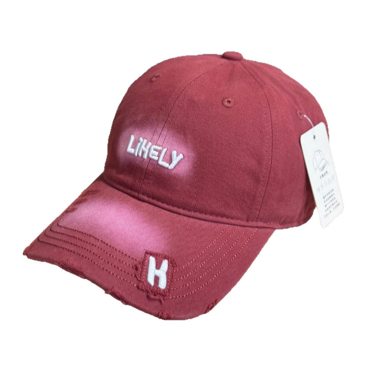 Women's Distressed Embroidered Baseball Cap Kalsten