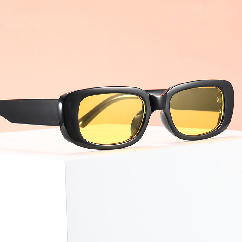 Women's stylish retro sunglasses with rectangular frame Kalsten