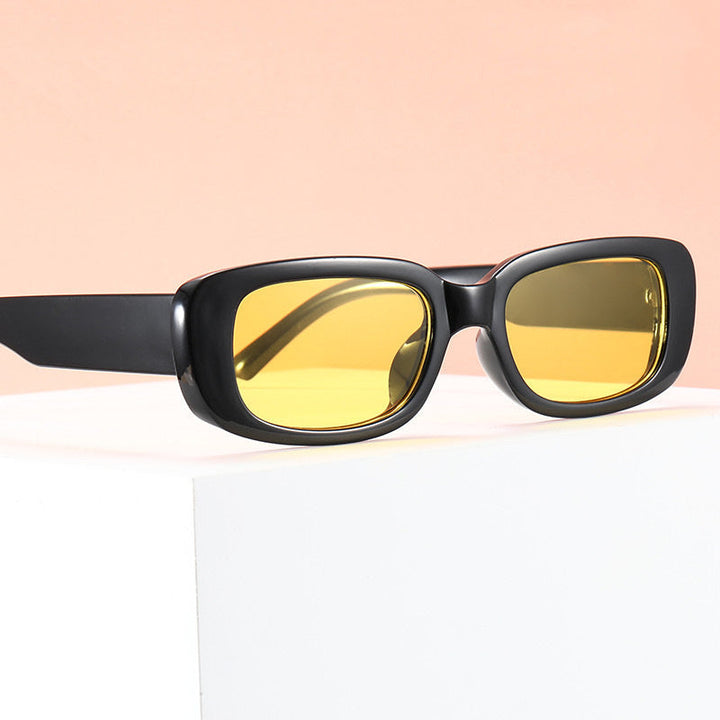 Women's stylish retro sunglasses with rectangular frame Kalsten
