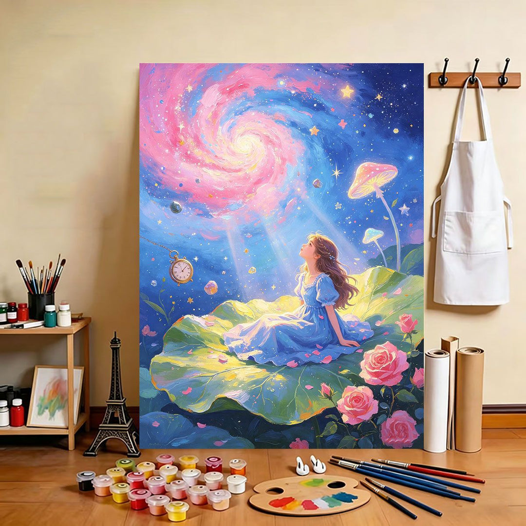 Dreamy Celestial Painting Canvas Art Kalsten