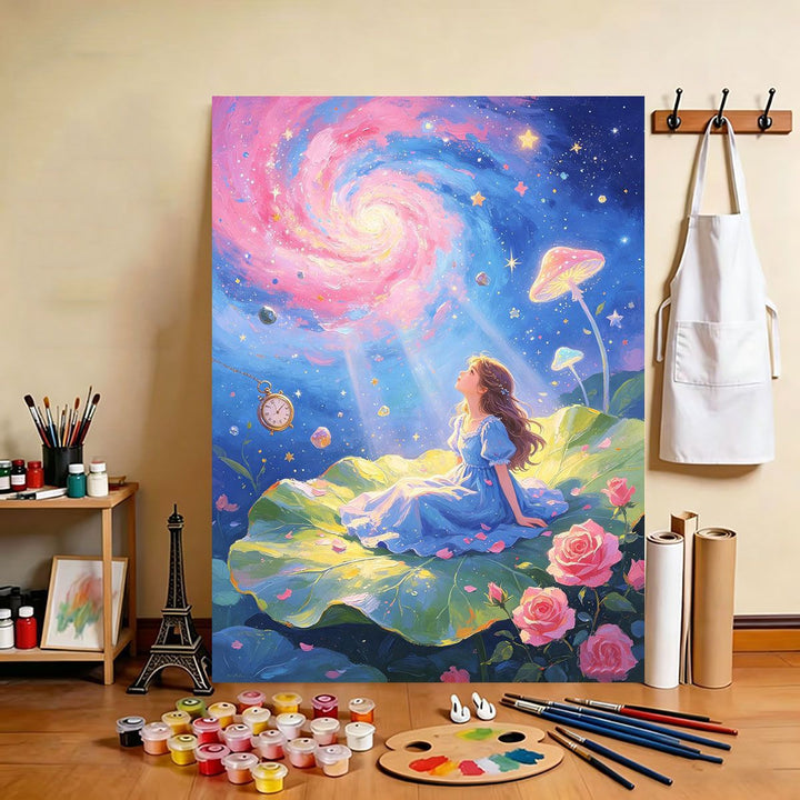 Dreamy Celestial Painting Canvas Art Kalsten