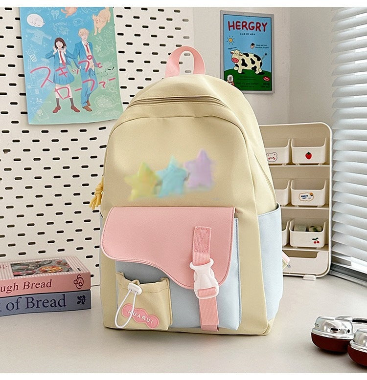Multi-Pocket Casual School Backpack