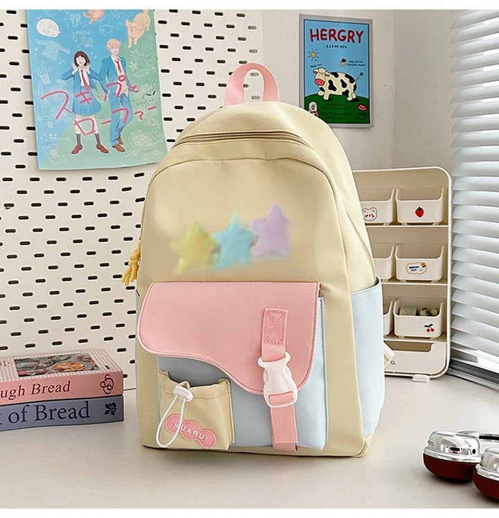 Multi-Pocket Casual School Backpack