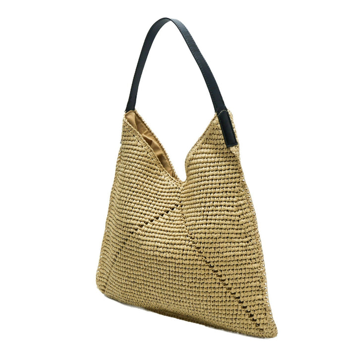Hand-crocheted shoulder bag with modern design Kalsten
