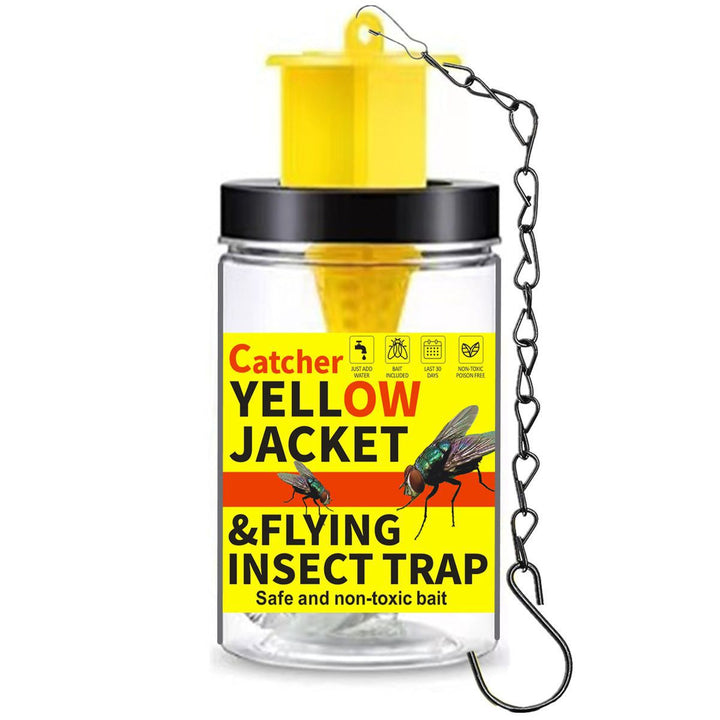 Hanging Refillable Wasp and Flying Insect Trap with Non-Toxic Bait Reservoir Kalsten