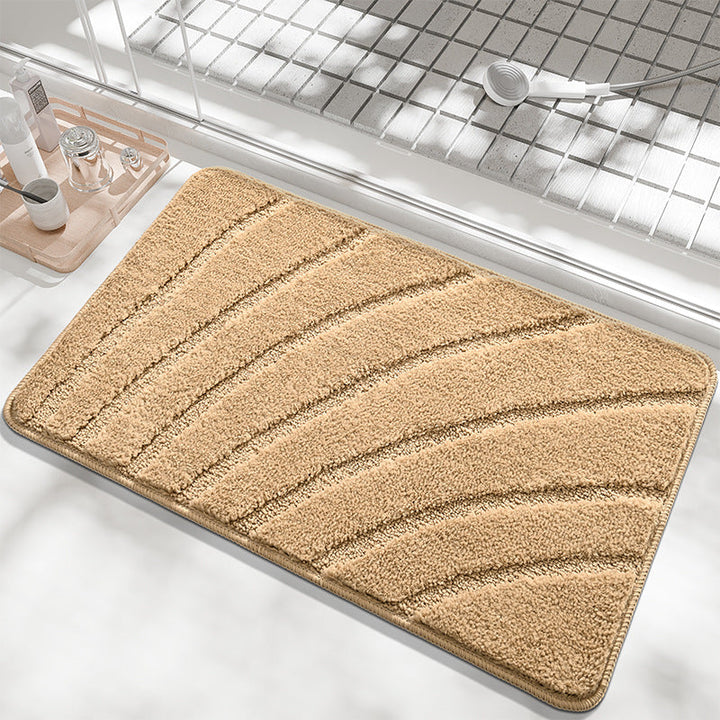 Plush Contoured Bath Mat