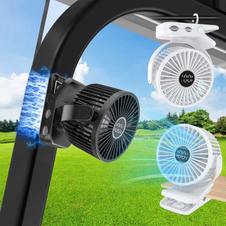 Women's portable high-performance fan with digital display Kalsten